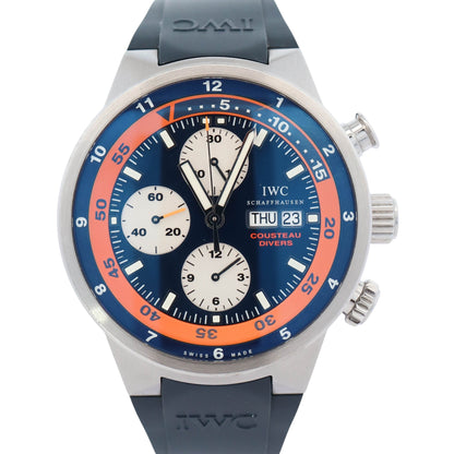 IWC Aquatimer 44mm Blue Dial Watch Ref# IW3781-01 - Happy Jewelers Fine Jewelry Lifetime Warranty