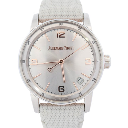 Audemars Piguet CODE 11.59 41mm Silver Dial Watch Ref# 15210CR.OO.A009CR.01 - Happy Jewelers Fine Jewelry Lifetime Warranty