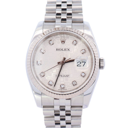 Rolex Datejust 36mm Silver Dial Watch Ref# 116234 - Happy Jewelers Fine Jewelry Lifetime Warranty