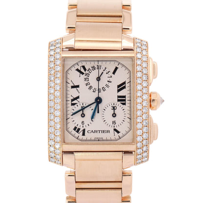 Cartier Francaise 28mm White Dial Watch Ref# 1830 - Happy Jewelers Fine Jewelry Lifetime Warranty