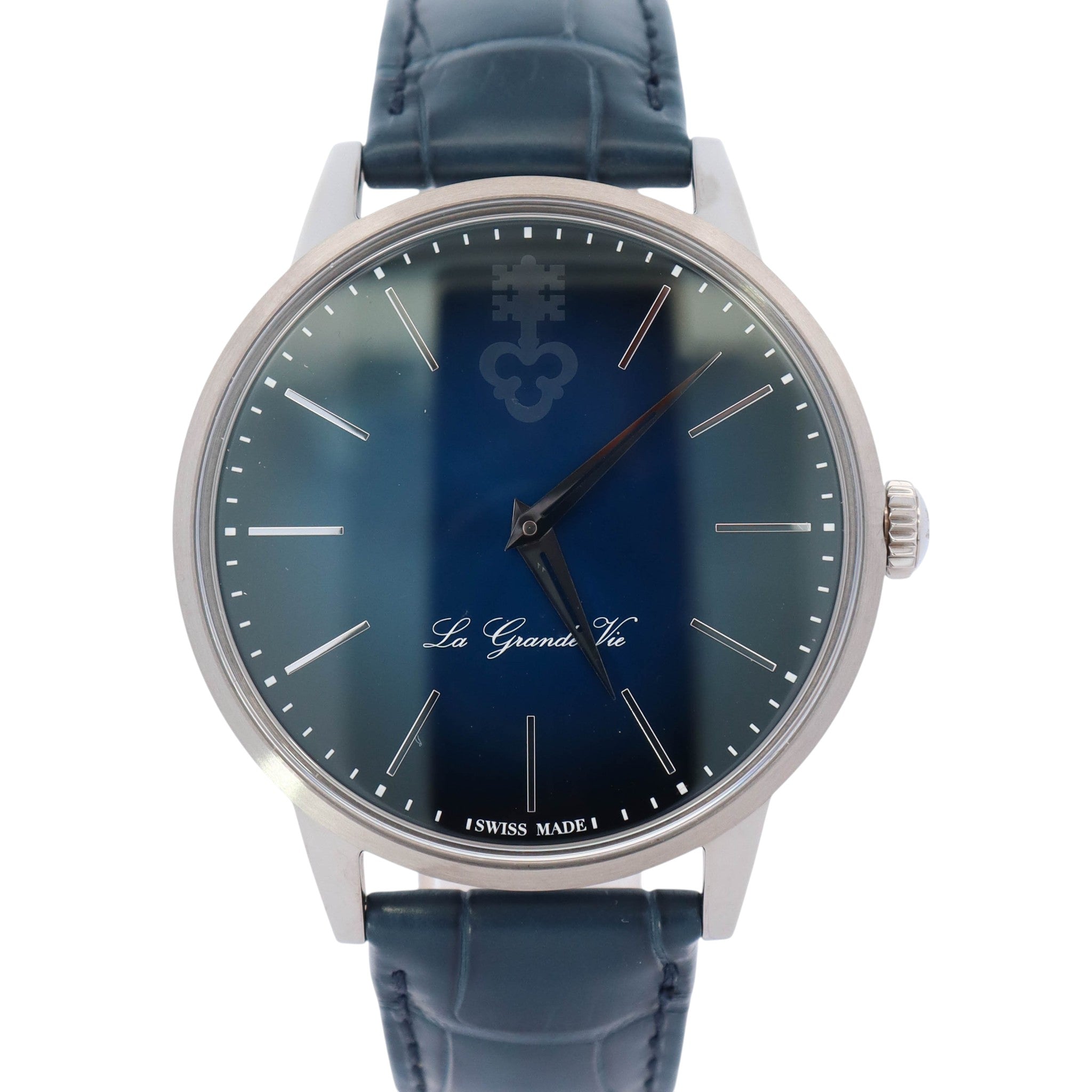 Corum Heritage 42mm Blue Dial Watch Ref# 082.750.04/0F03 - Happy Jewelers Fine Jewelry Lifetime Warranty