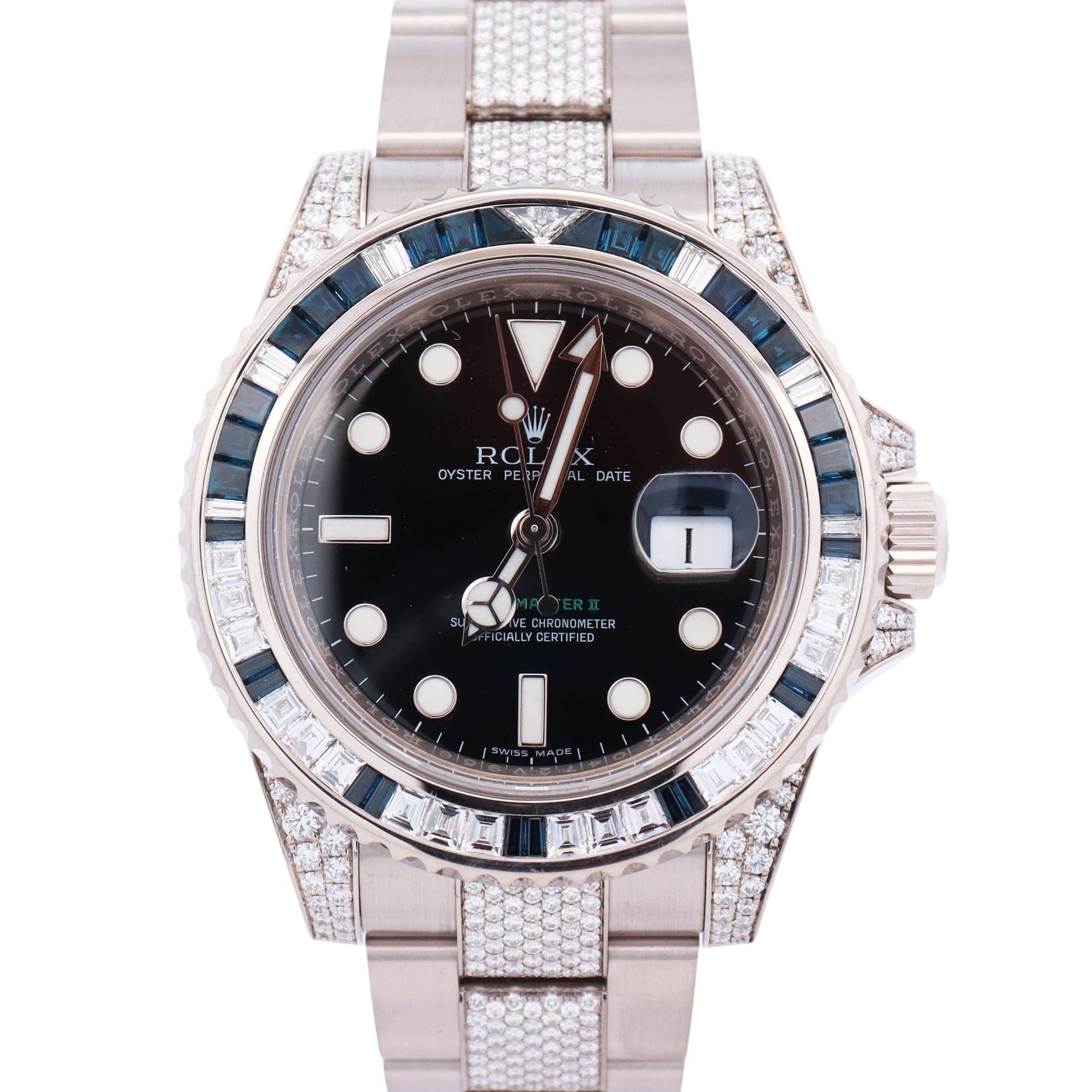 Rolex GMT-Master II 40mm Black Dial Watch Ref# 116759 - Happy Jewelers Fine Jewelry Lifetime Warranty