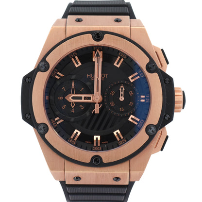 Hublot King Power 48mm Black Dial Watch Ref# 715.PX.1128.RX - Happy Jewelers Fine Jewelry Lifetime Warranty