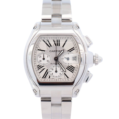 Cartier Roadster 40mm Silver Dial Watch Ref# 2618 - Happy Jewelers Fine Jewelry Lifetime Warranty