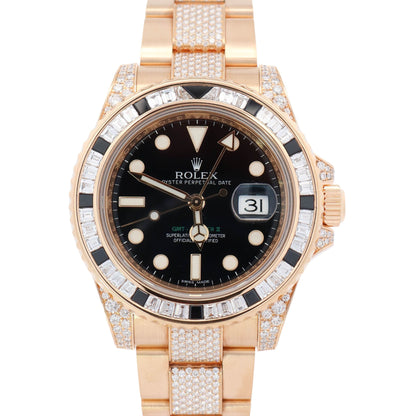 Rolex GMT-Master II 40mm Black Dial Watch Ref# 116758SANR - Happy Jewelers Fine Jewelry Lifetime Warranty