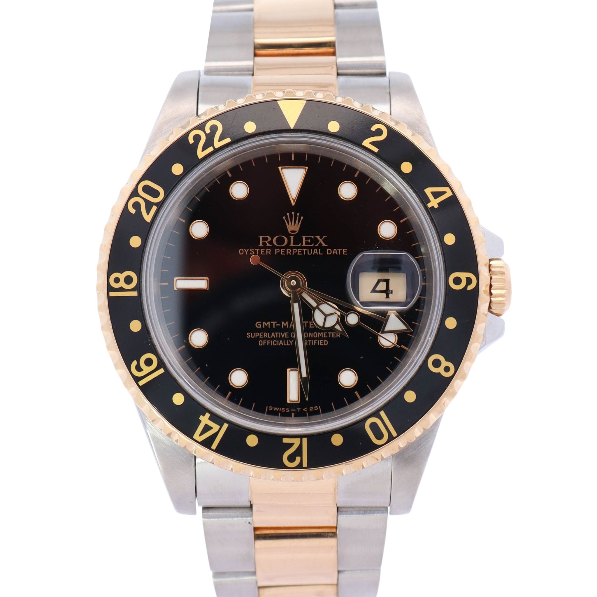 Rolex GMT-Master II 40mm Black Dial Watch Ref# 16713 - Happy Jewelers Fine Jewelry Lifetime Warranty