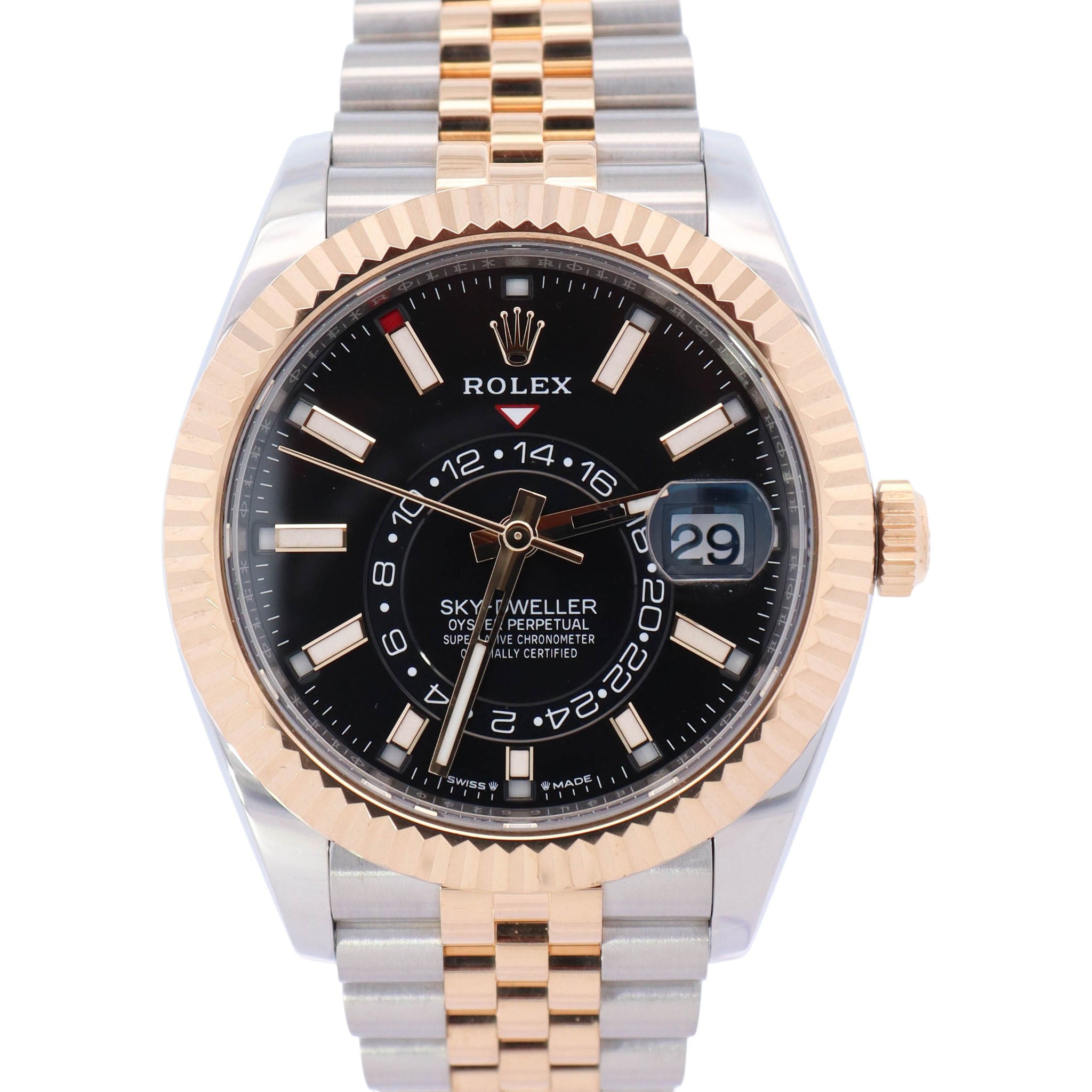 Rolex Sky-Dweller 42mm Black Dial Watch Ref# 336933 - Happy Jewelers Fine Jewelry Lifetime Warranty