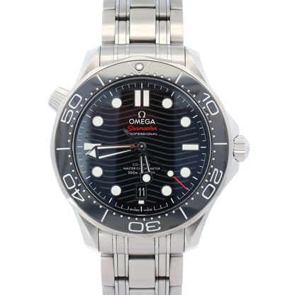 Omega Seamaster 42mm Black Dial Watch Ref# 210.30.42.20.01.001 - Happy Jewelers Fine Jewelry Lifetime Warranty