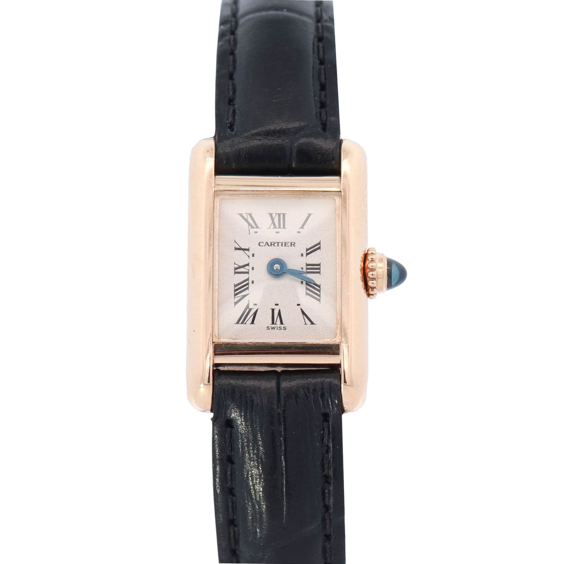 Cartier Tank 15mm White Dial Watch Ref# Tank Quartz - Happy Jewelers Fine Jewelry Lifetime Warranty