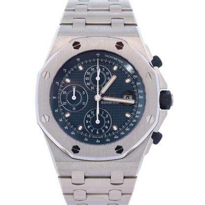 Audemars Piguet Royal Oak 42mm Blue Dial Watch Ref# 26238ST.OO.2000ST.01 - Happy Jewelers Fine Jewelry Lifetime Warranty