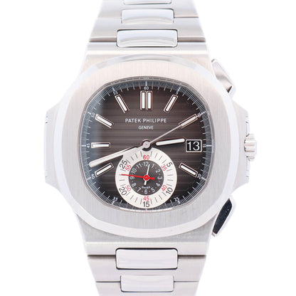 Patek Philippe Nautilus 40.5mm Black Dial Watch Ref# 5980/1A-014 - Happy Jewelers Fine Jewelry Lifetime Warranty