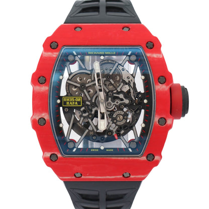 Richard Mille RM35-02 44.50 x 49.94mm Openwork Dial Watch Ref# RM35-02 - Happy Jewelers Fine Jewelry Lifetime Warranty