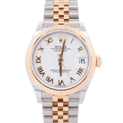 Rolex Datejust 31mm White Dial Watch Ref# 278273