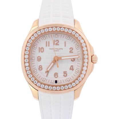 Patek Philippe Aquanaut 38.8mm White Dial Watch Ref# 5269/200R-001