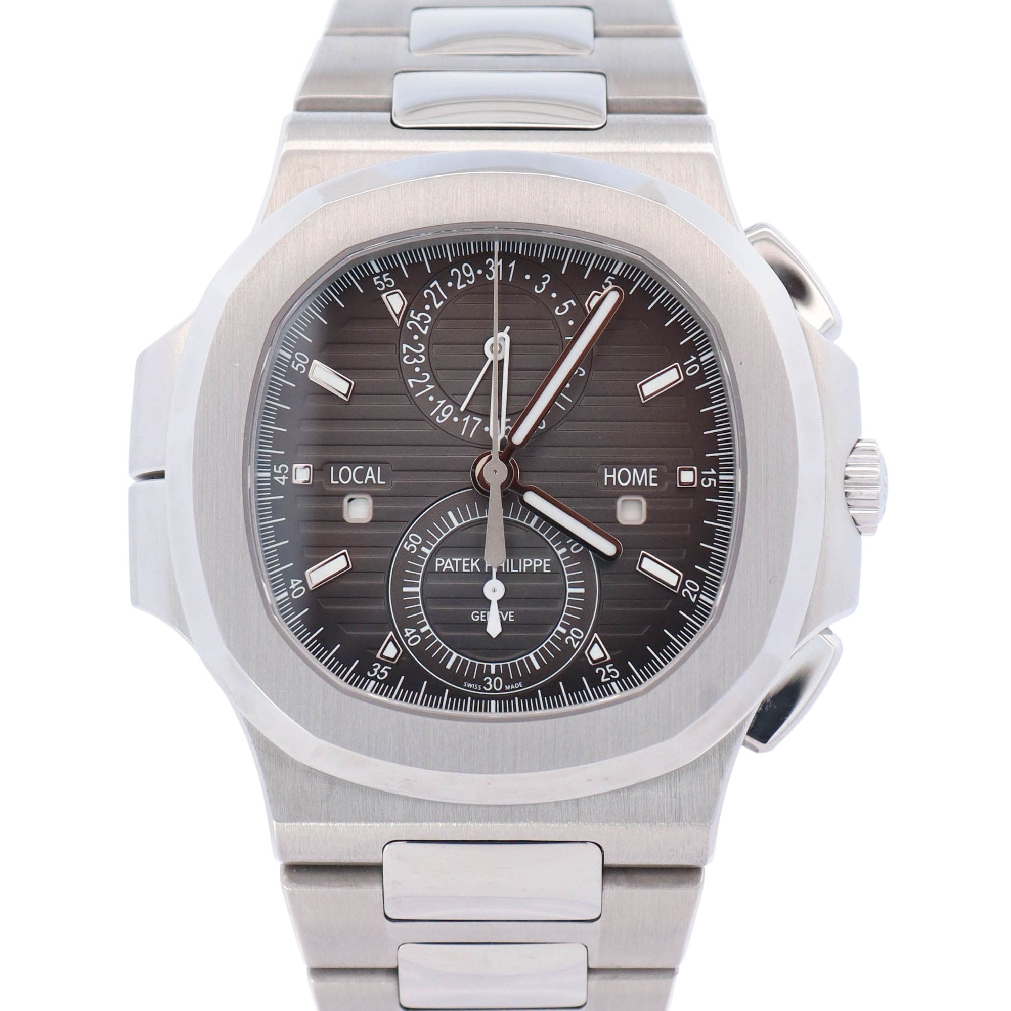 Patek Philippe Nautilus 40.5mm Grey Dial Watch Ref# 5990/1A-001 - Happy Jewelers Fine Jewelry Lifetime Warranty