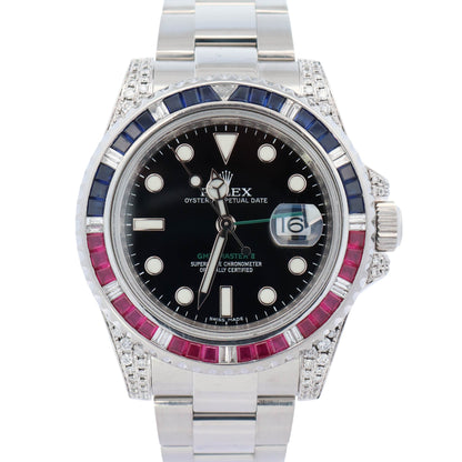 Rolex GMT-Master II 40mm Black Dial Watch Ref# 116710