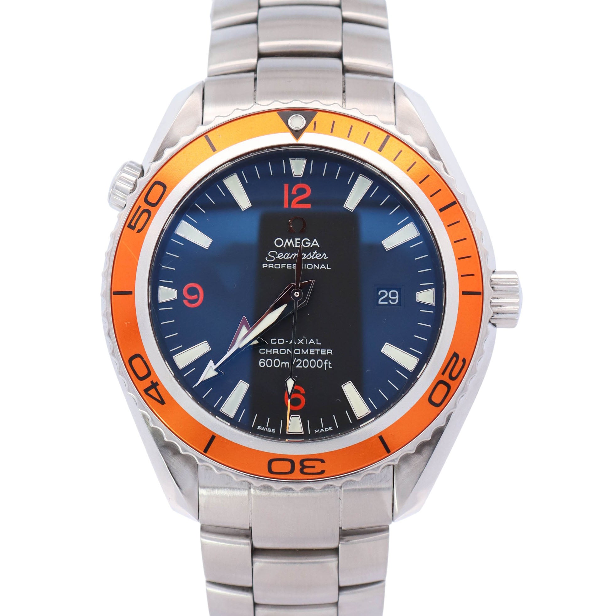Omega Seamaster 42mm Black Dial Watch Ref# 2209.50.00 - Happy Jewelers Fine Jewelry Lifetime Warranty