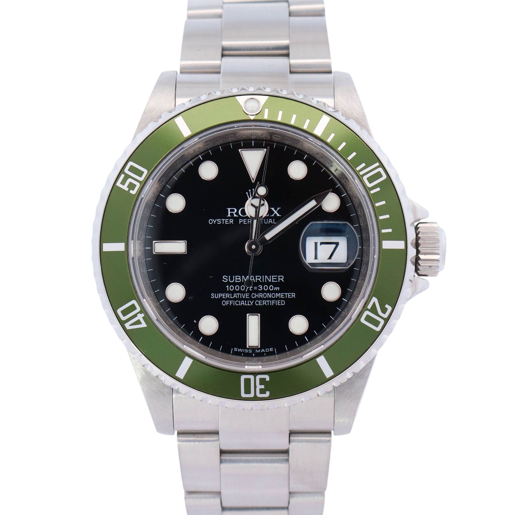 Rolex Submariner 40mm Black Dial Watch Ref# 16610LV - Happy Jewelers Fine Jewelry Lifetime Warranty