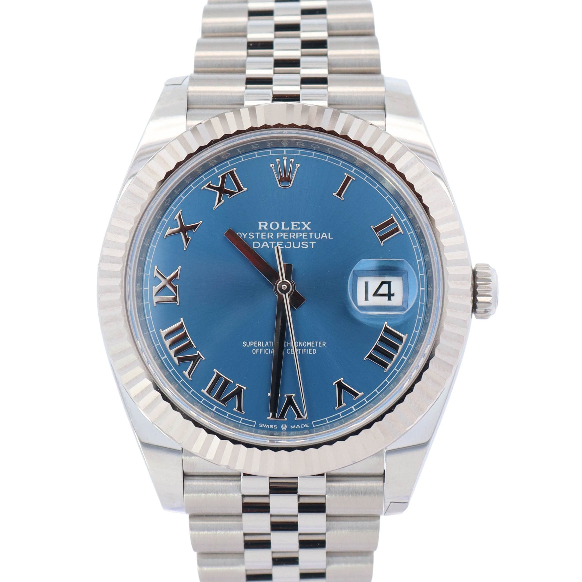 Rolex Datejust 41mm Blue Dial Watch Ref# 126334