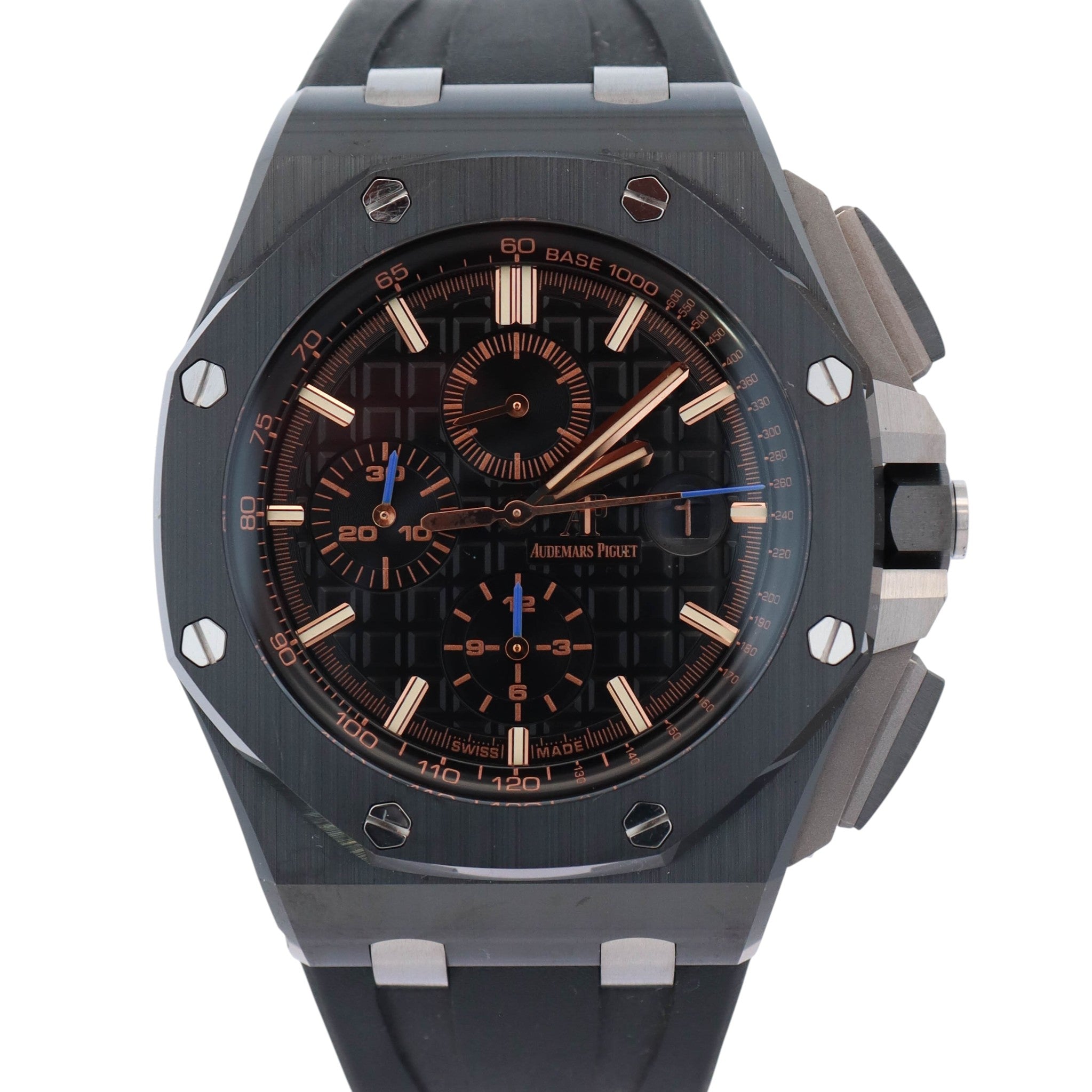Audemars Piguet Royal Oak 44mm Black Dial Watch Ref# 26405CE.OO.A002CA.02