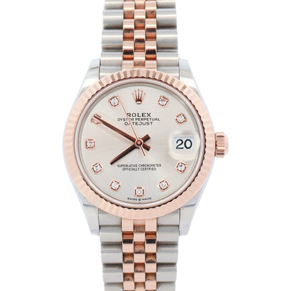 Rolex Datejust 31mm Silver Dial Watch Ref# 278271