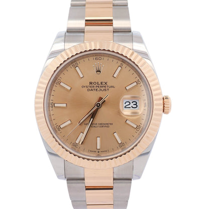 Rolex Datejust 41mm Champagne Dial Watch Ref# 126333 - Happy Jewelers Fine Jewelry Lifetime Warranty