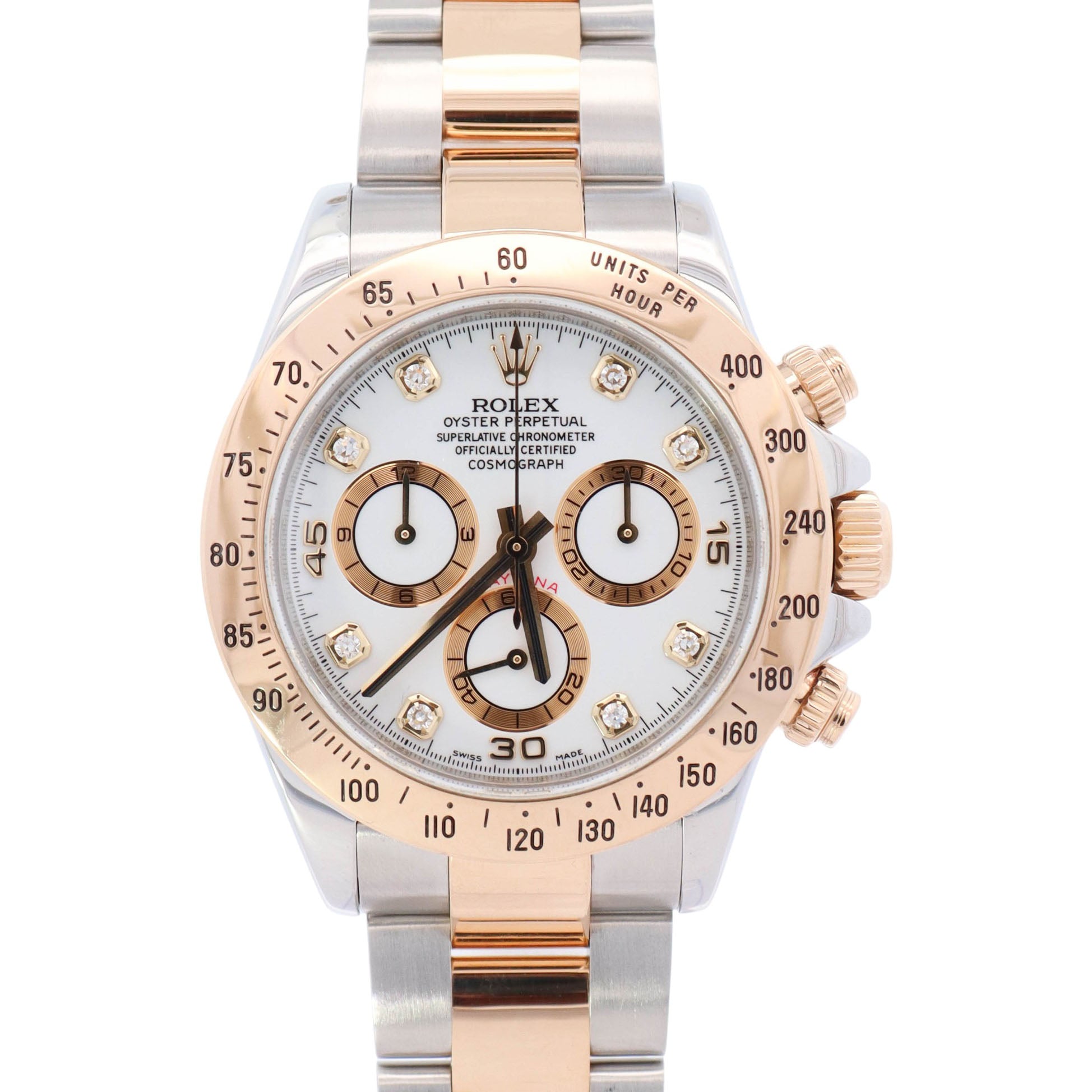 Rolex Daytona 40mm White Dial Watch Ref# 116523