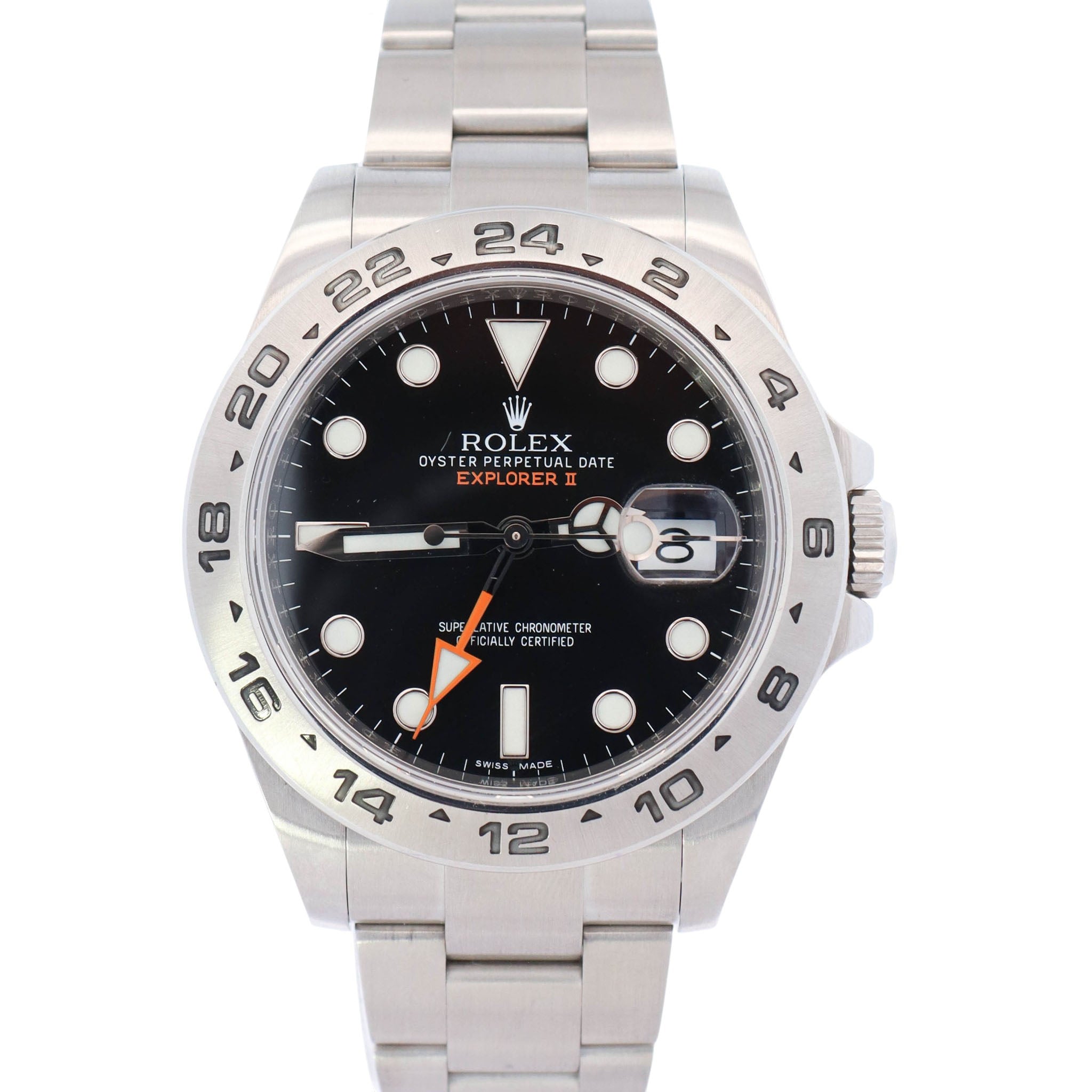 Rolex Explorer II 42mm Black Dot Dial Watch Ref# 216570