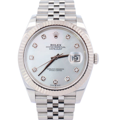 Rolex Datejust 41mm MOP Dial Watch Ref# 126334