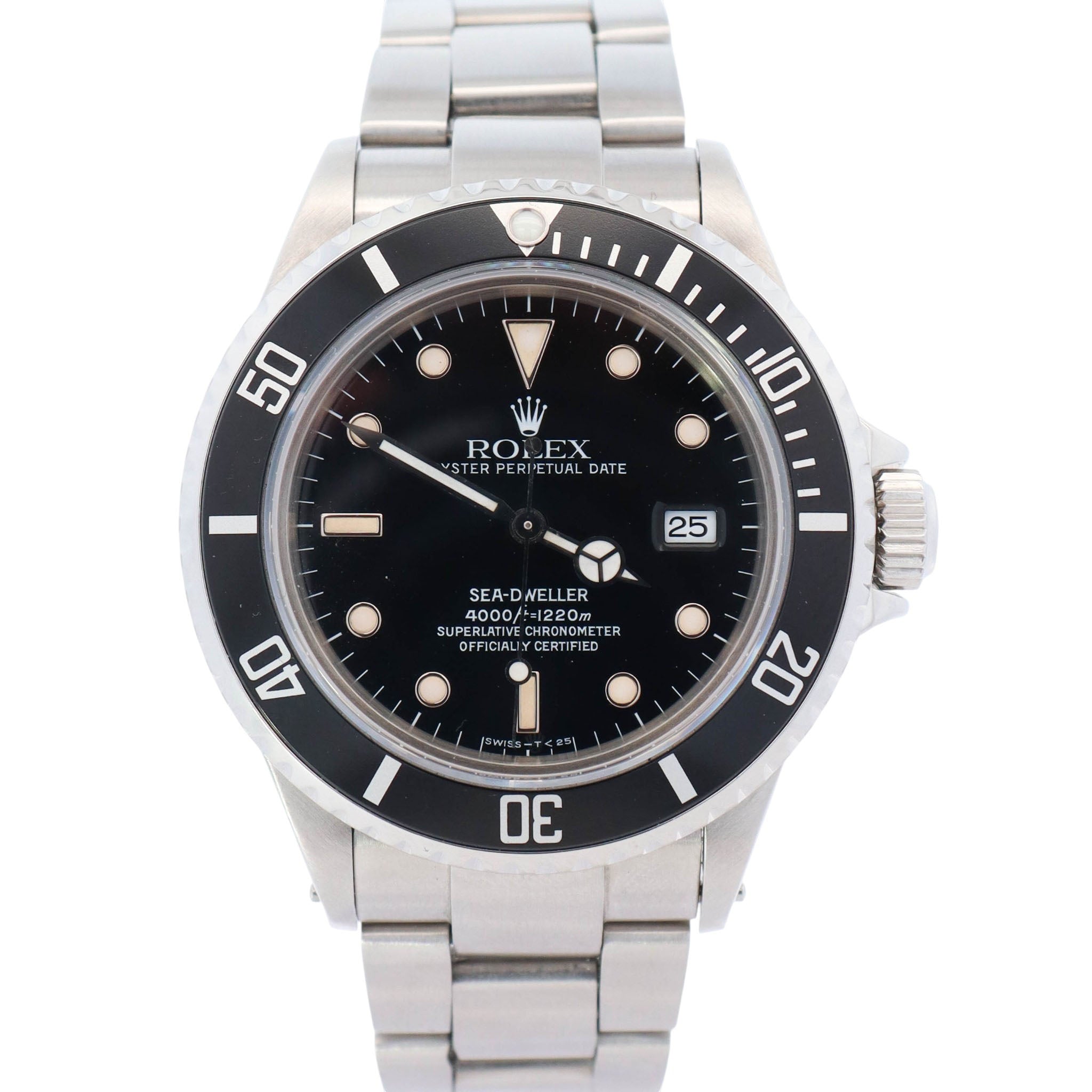 Rolex Sea-Dweller 40mm Black Dial Watch Ref# 16600