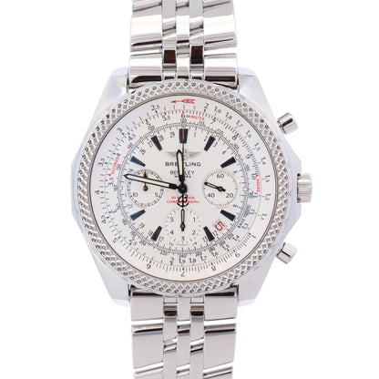Breitling Bentley 49mm Silver Dial Watch Ref# A2536212G552 - Happy Jewelers Fine Jewelry Lifetime Warranty