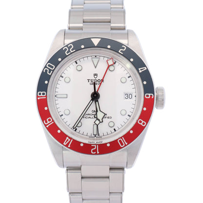 Tudor Black Bay GMT 41mm White Dial Watch Ref# 79830RB-0010 - Happy Jewelers Fine Jewelry Lifetime Warranty
