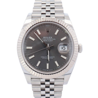 Rolex Datejust 41mm Rhodium Dial Watch Ref# 126334 - Happy Jewelers Fine Jewelry Lifetime Warranty