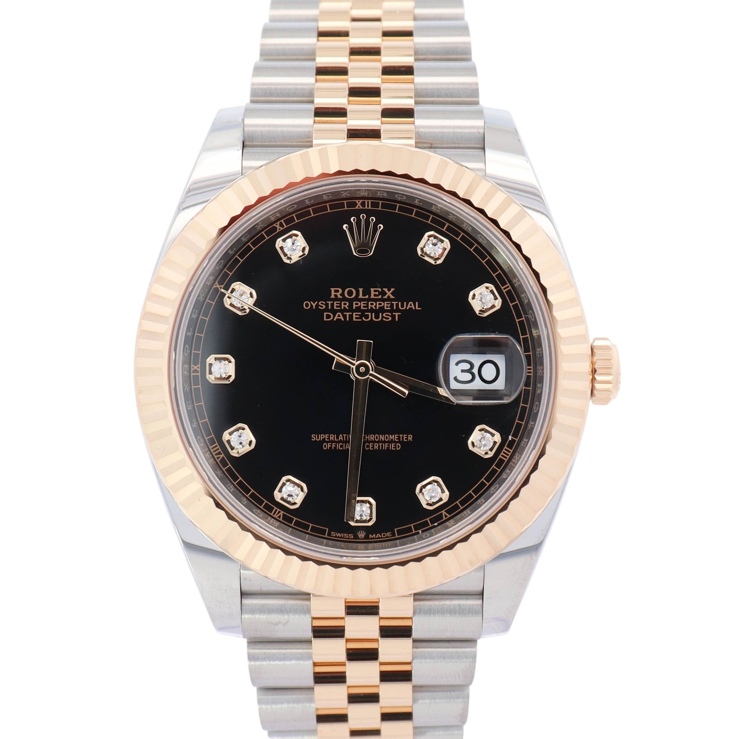 Rolex Datejust 41mm Black Dial Watch Ref# 126333