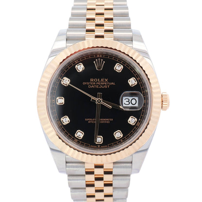 Rolex Datejust 41mm Black Dial Watch Ref# 126333 - Happy Jewelers Fine Jewelry Lifetime Warranty