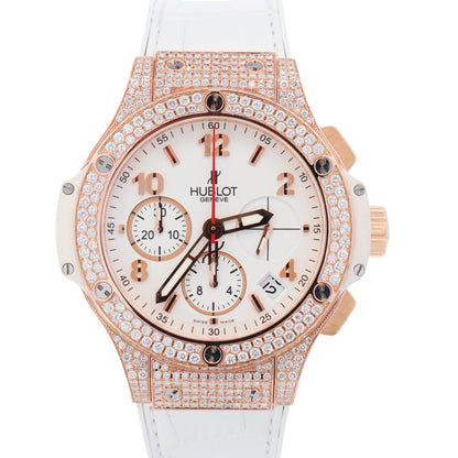 Hublot Big Bang 41mm White Dial Watch Ref# 341.PE.230.RW.114