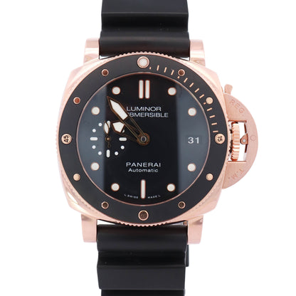 Panerai Luminor 42mm Black Dial Watch Ref# PAM00684 - Happy Jewelers Fine Jewelry Lifetime Warranty