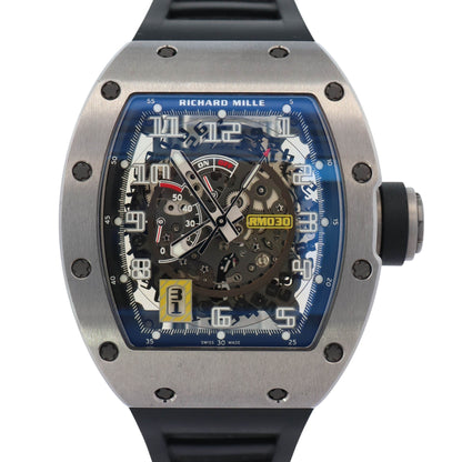 Richard Mille RM030 42mm Skeletonized  Dial Watch Ref# RM30 - Happy Jewelers Fine Jewelry Lifetime Warranty