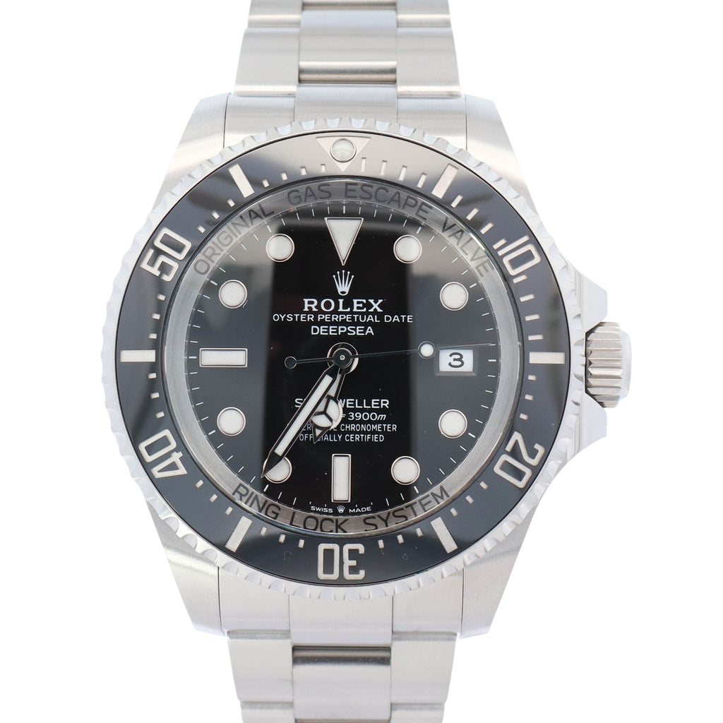 Rolex Sea-Dweller 44mm Black Dial Watch Ref# 136660 – Happy Jewelers