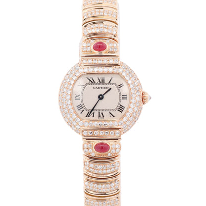 Cartier Ellipse 28mm x 12mm White Dial Watch