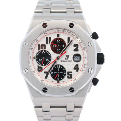 Audemars Piguet Royal Oak Offshore 42mm White Dial Watch Ref# 26170ST.OO.D101CR.02