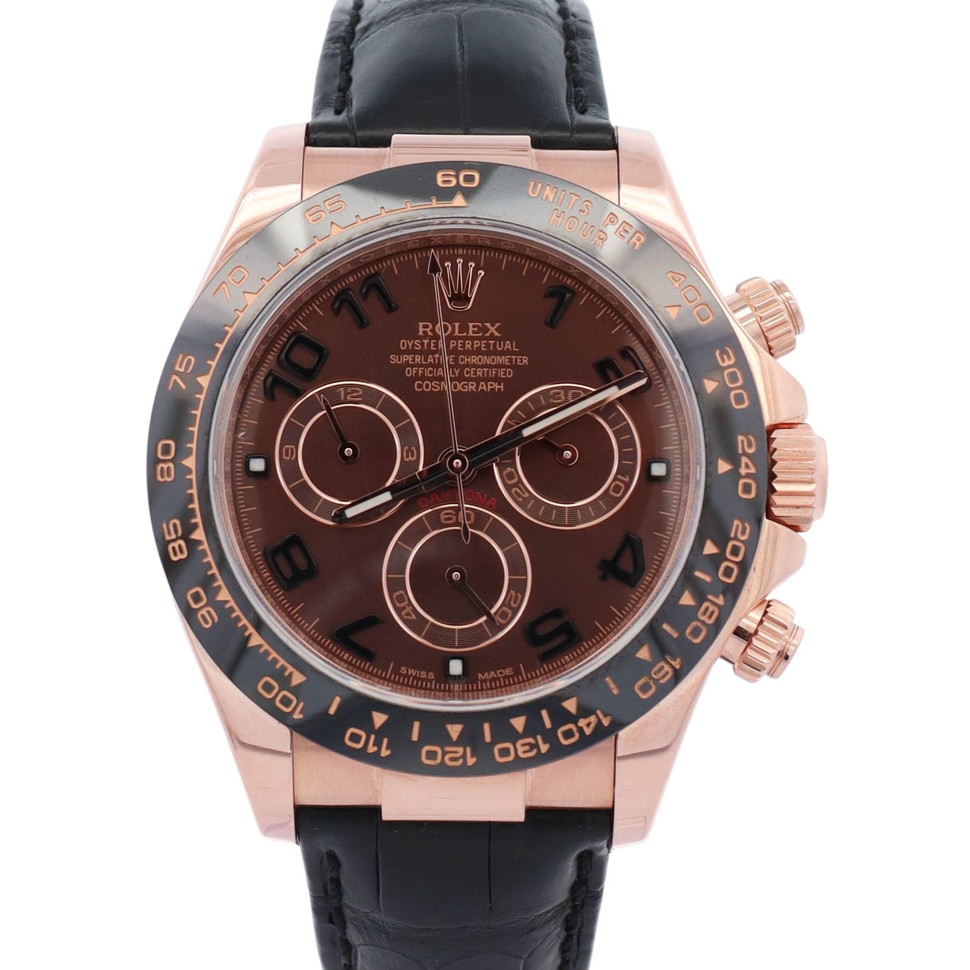 Rolex Daytona 40mm Chocolate Dial Watch Ref# 116515 - Happy Jewelers Fine Jewelry Lifetime Warranty