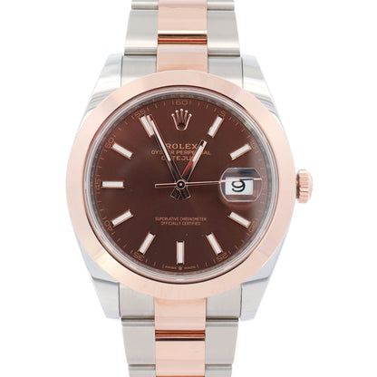 Rolex Datejust 41mm Chocolate Dial Watch Ref# 126301 - Happy Jewelers Fine Jewelry Lifetime Warranty