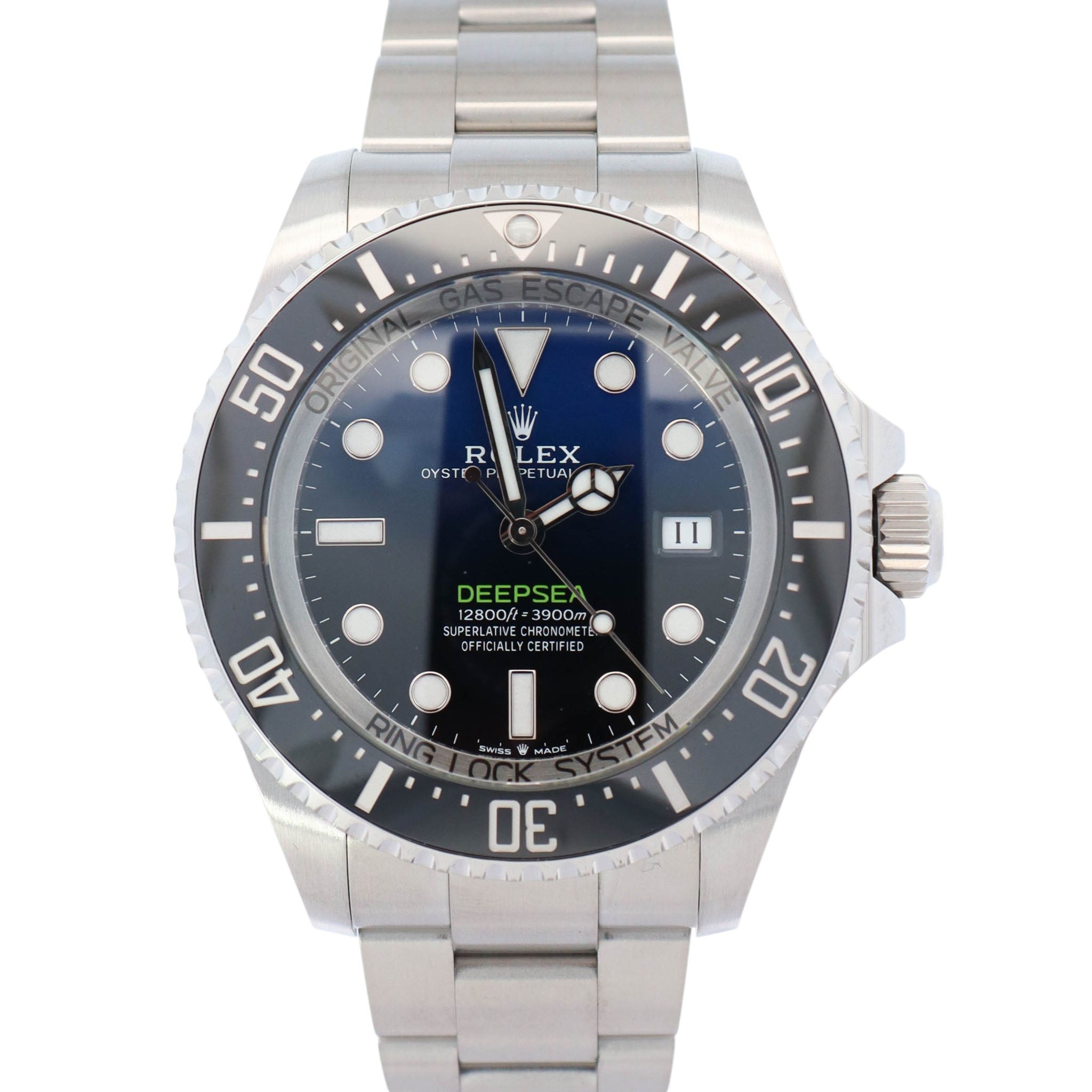 Rolex Sea-Dweller 44mm Black/Blue Dial Watch Ref# 136660 - Happy Jewelers Fine Jewelry Lifetime Warranty