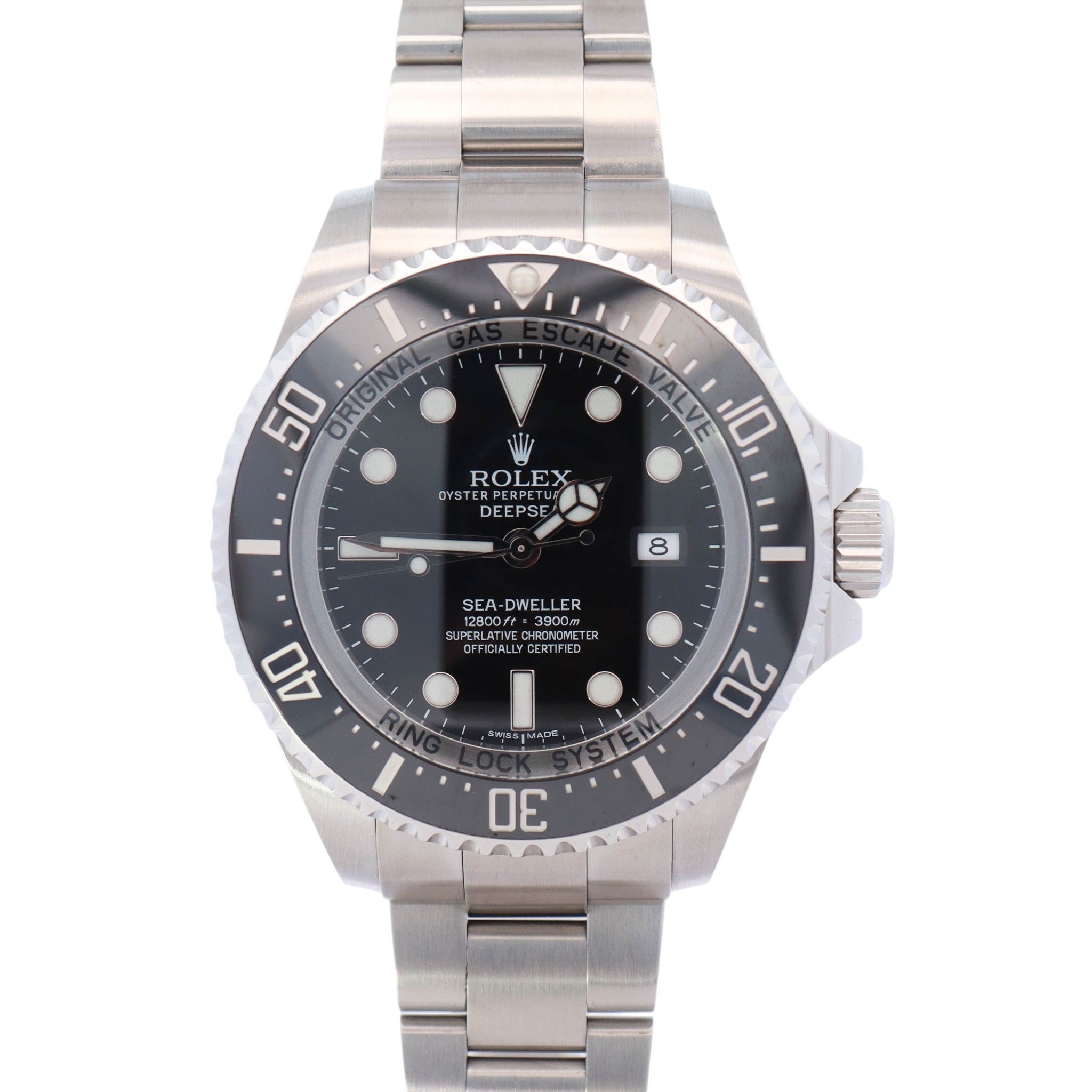 Rolex Sea-Dweller 44mm Black Dial Watch Ref# 116660 - Happy Jewelers Fine Jewelry Lifetime Warranty