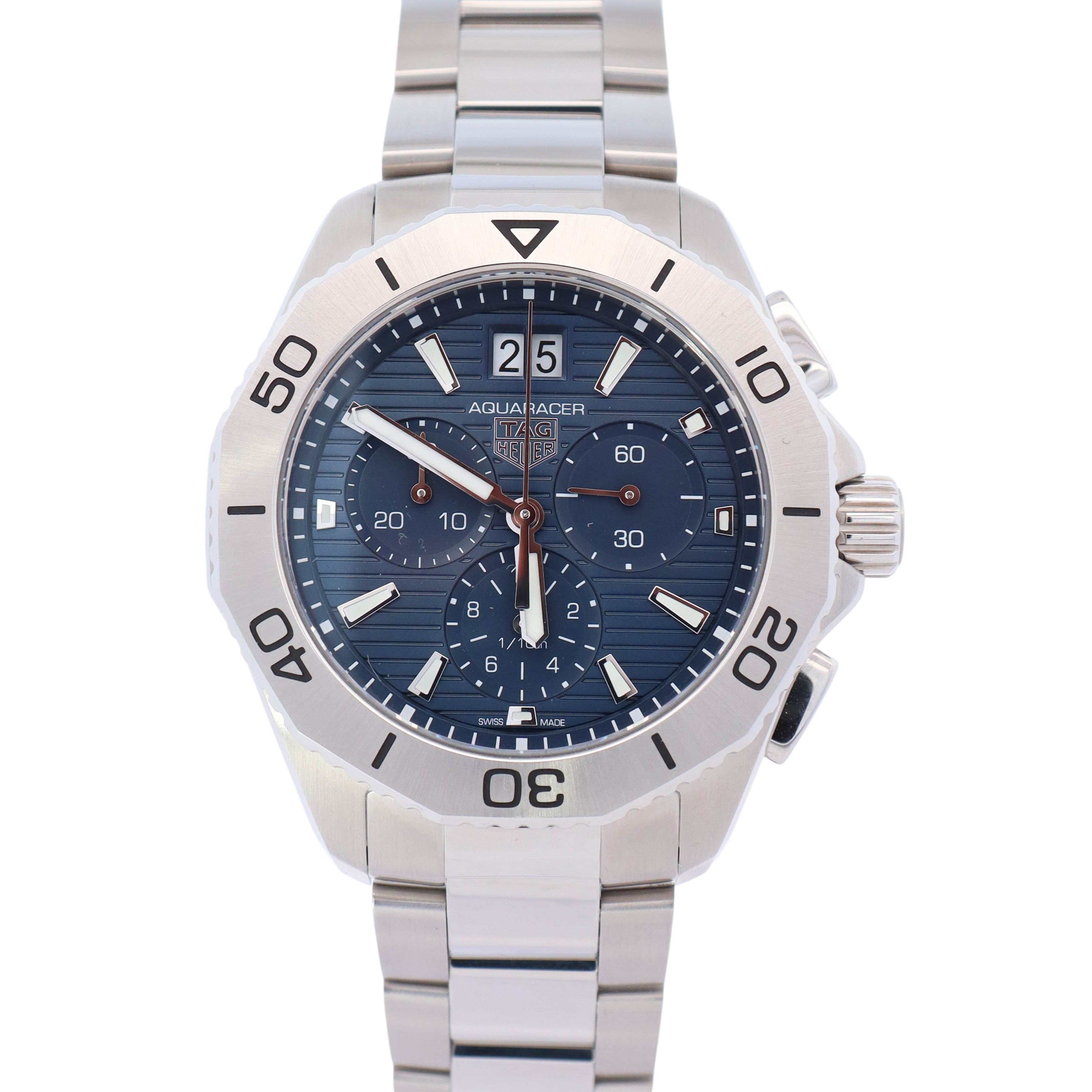 Tag Heuer Aquaracer 40mm Blue Dial Watch Ref# CBP1113.BA0627