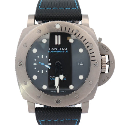 Panerai Luminor Submersible 47mm Black Dial Watch Ref# PAM01305 - Happy Jewelers Fine Jewelry Lifetime Warranty