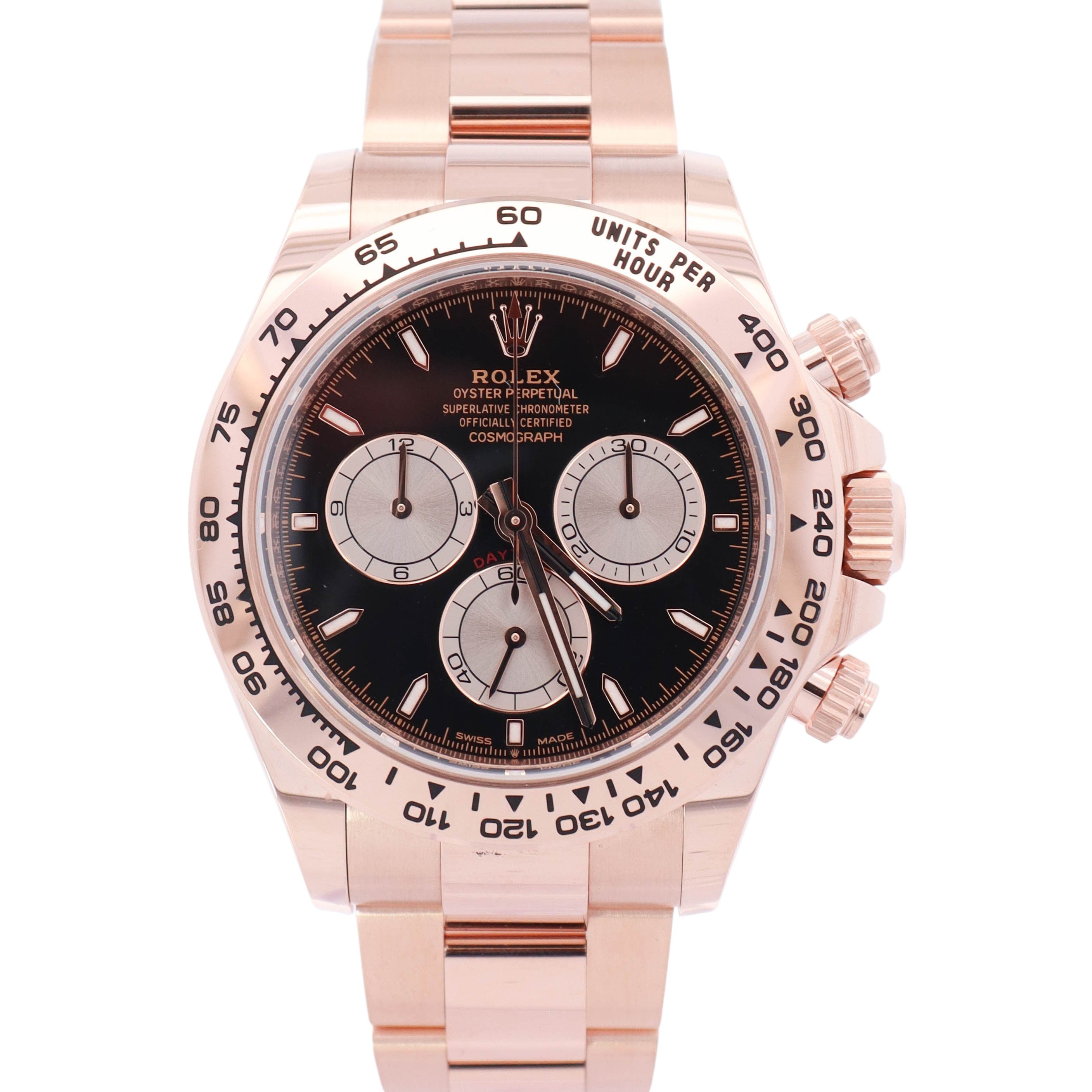 Rolex Daytona 40mm Black Dial Watch Ref# 126505