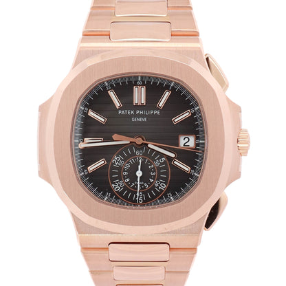 Patek Philippe Nautilus 40.5mm Grey Dial Watch Ref# 5980/1R-001 - Happy Jewelers Fine Jewelry Lifetime Warranty