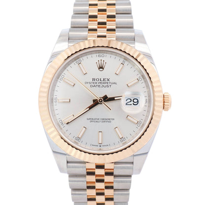 Rolex Datejust 41mm Silver Dial Watch Ref# 126333